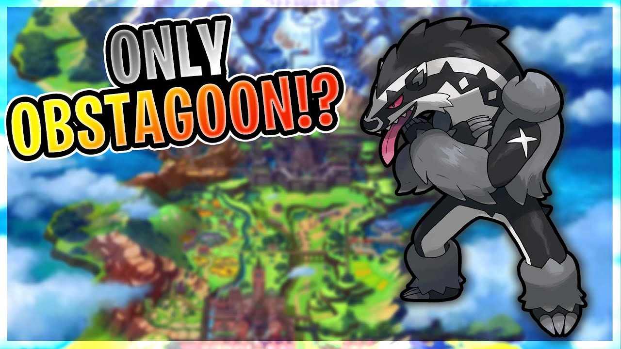 Pok&eacute;mon Sword but I ONLY USE Obstagoon&hellip;