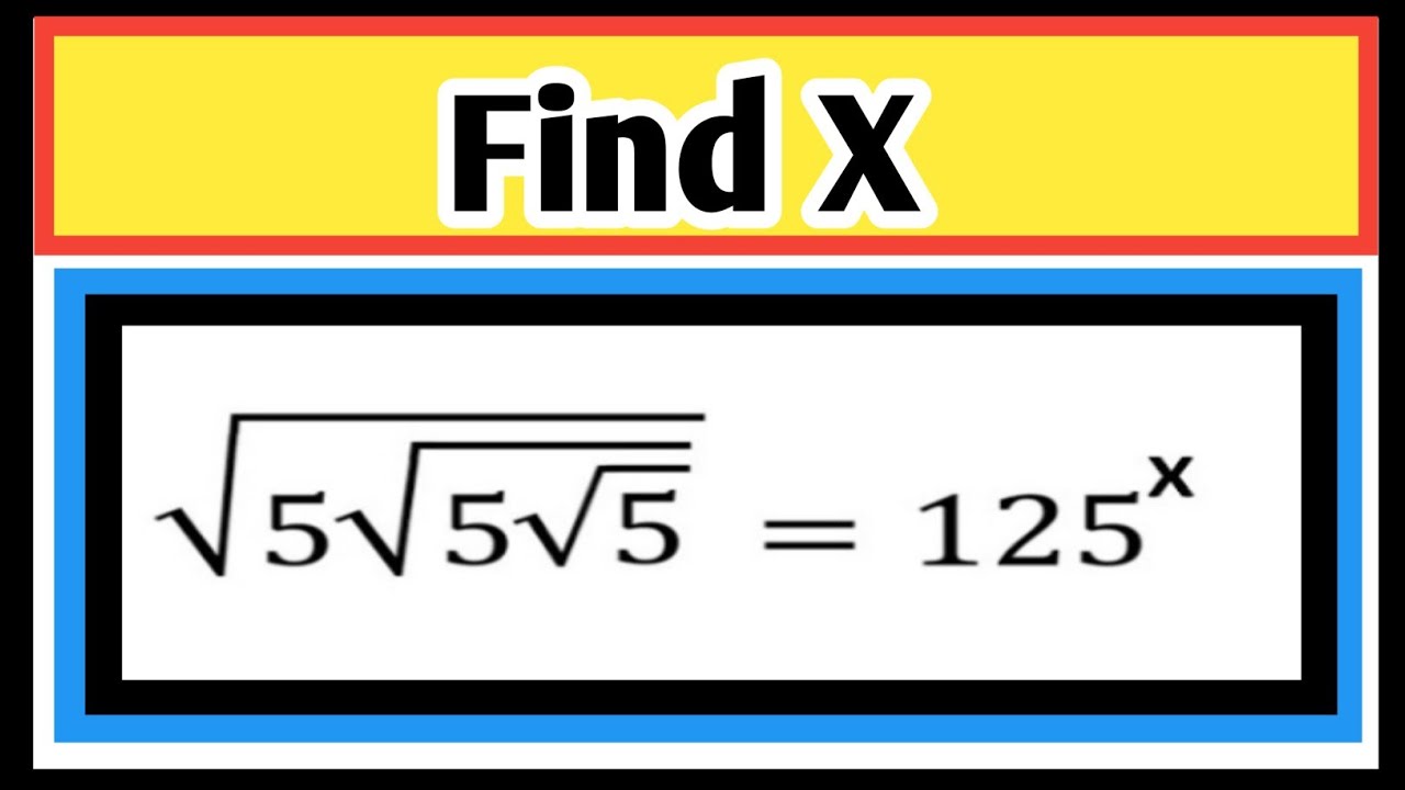 Find the value of X|Nice square root math simplification 