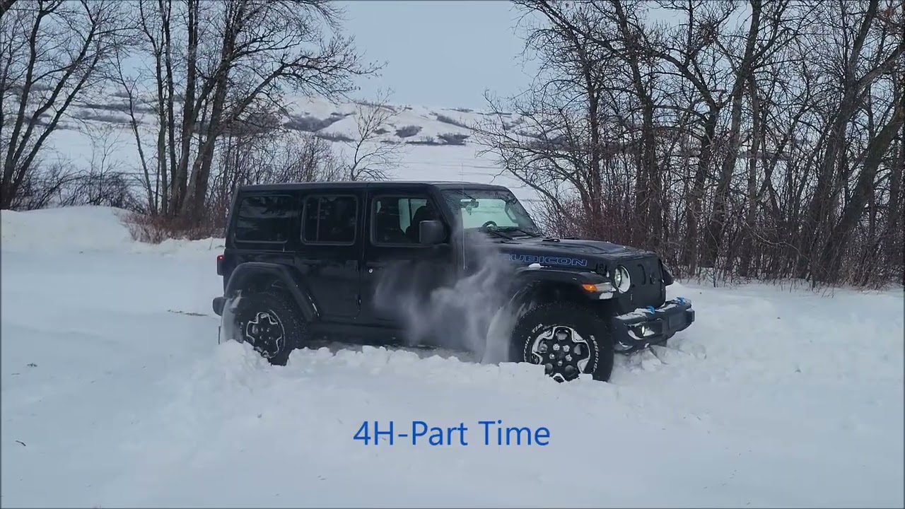 2022 Rubicon 4xe MP3022 Testing, Snow Test