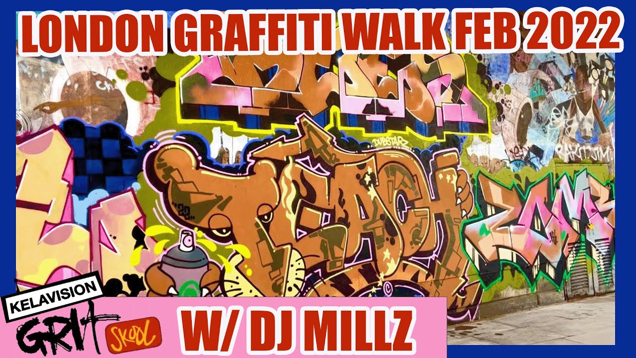 LONDON GRAFFITI WALK TOUR DJ MIX , W/DJ MILLZ EXCLUSIVE D&B MIX, WEST & CENTRAL LONDON, FEB 2022.