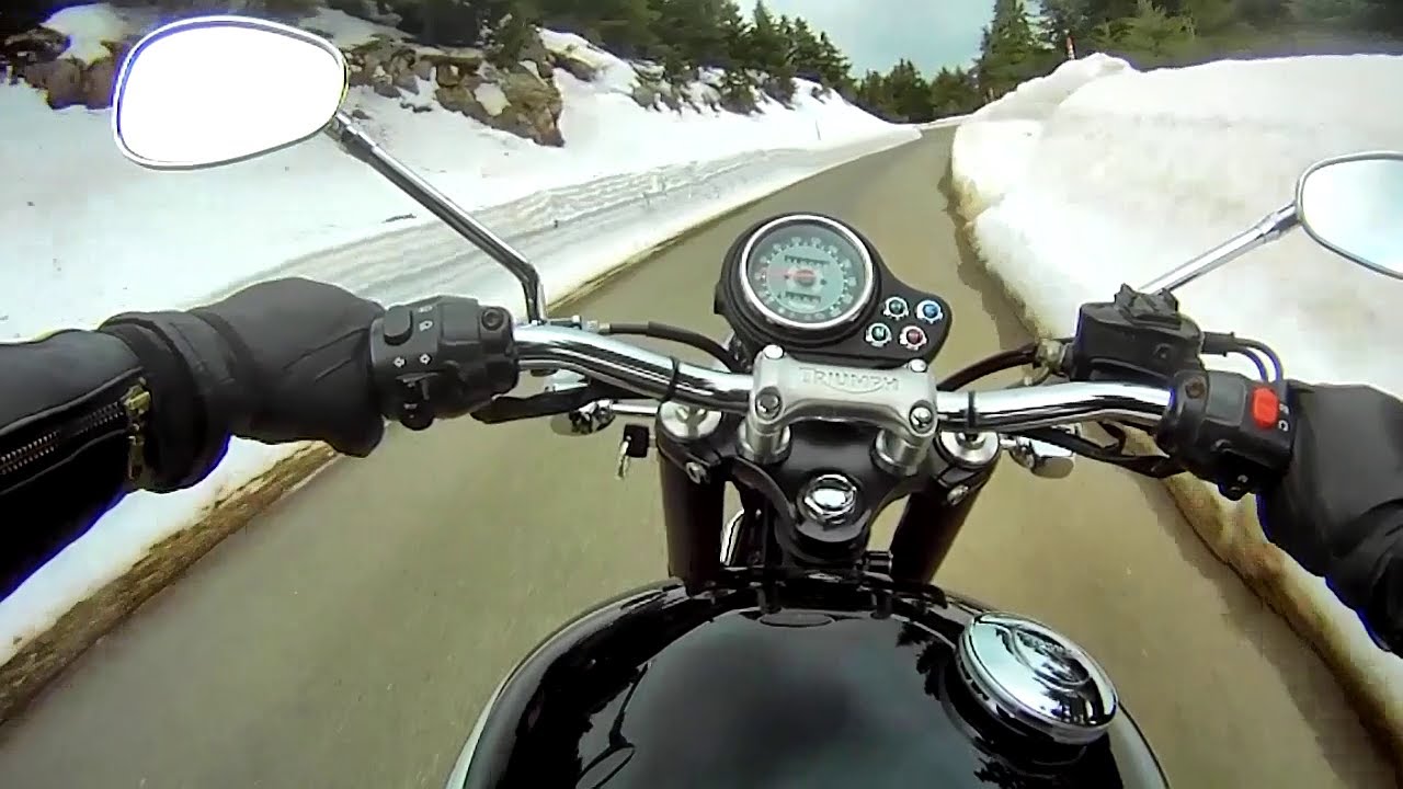 ♠ Triumph Bonneville... Ride to Mount Parnassus