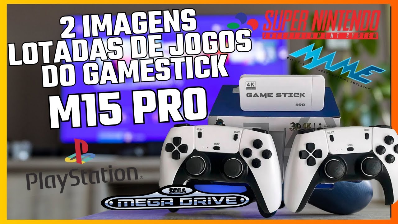 Game Stick M15 PRO (M15 Pro Fake) Imagens com muitos jogos para recuperar - E ótimas dicas