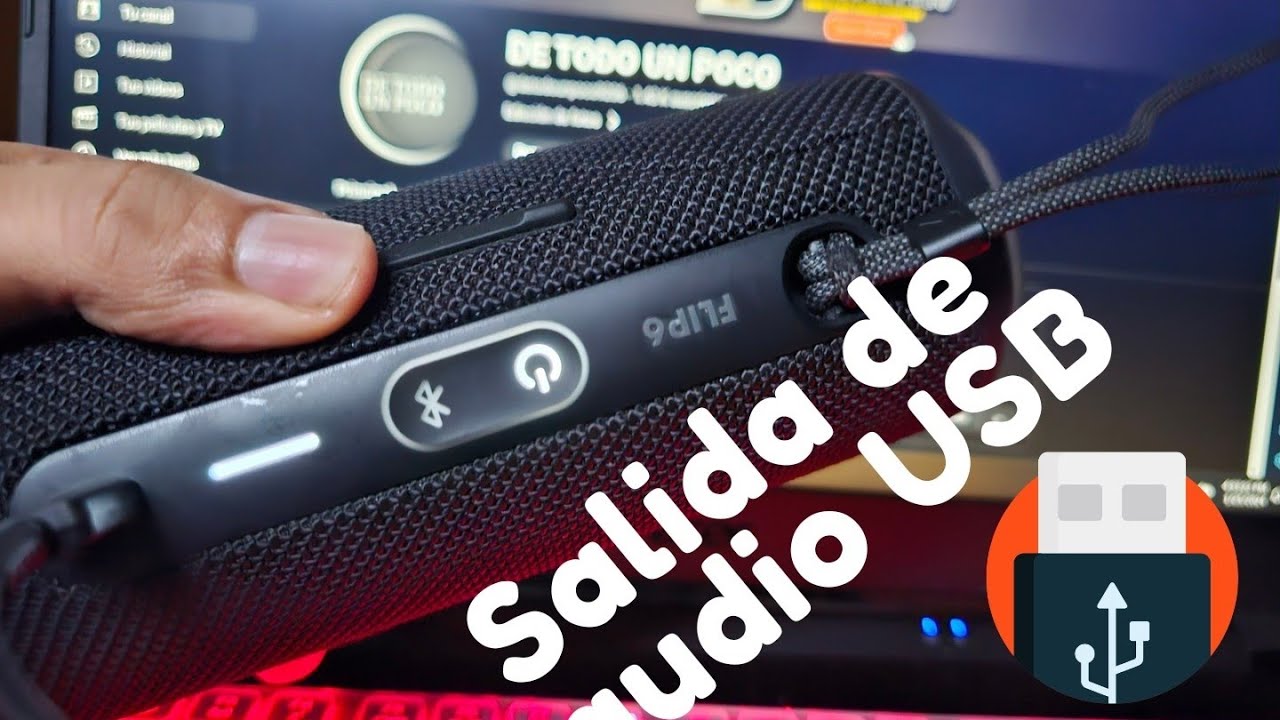 Conectar por USB JBL Flip 5 y Flip 6