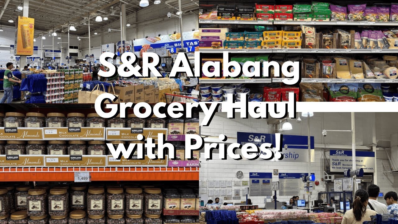 Grocery Haul Vlog #8 at S&R Alabang PH | Grocery Shopping Haul + Prices