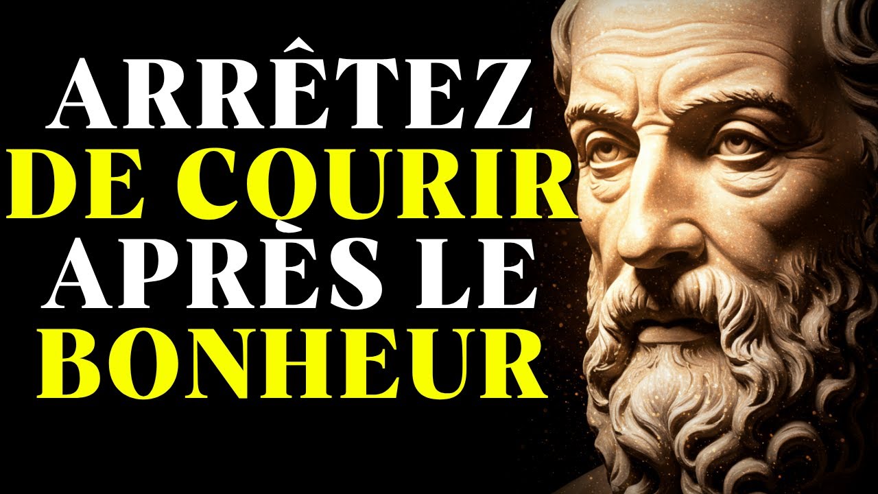 Arrêtez de courir après le bonheur ; trouvez la paix intérieure | Stoïcisme