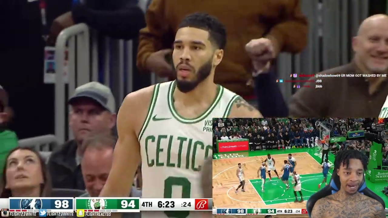 FlightReacts To Celtics vs Timberwolves Full Game Highlights | January 10, 2024!