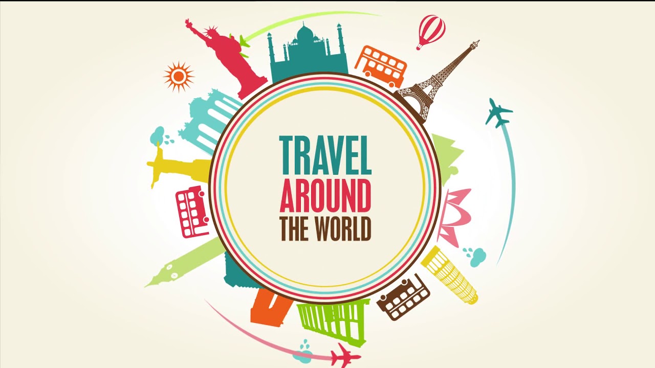 Travel around the world  ||  motion graphics
