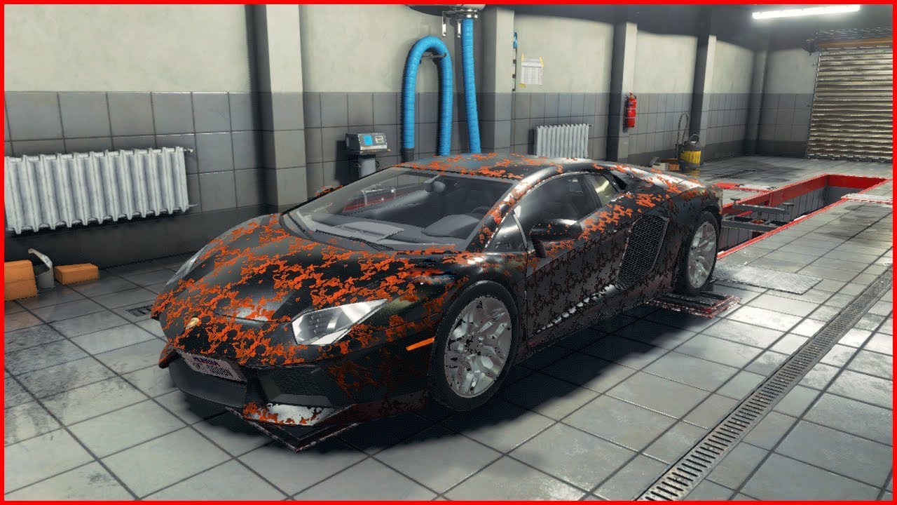 СВАЛКА ДУБАЯ! УТОПЛЕННЫЙ LAMBORGHINI AVENTADOR - Car Mechanic Simulator 2018