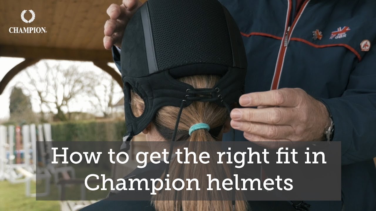 How to get the right fit in Champion helmets
