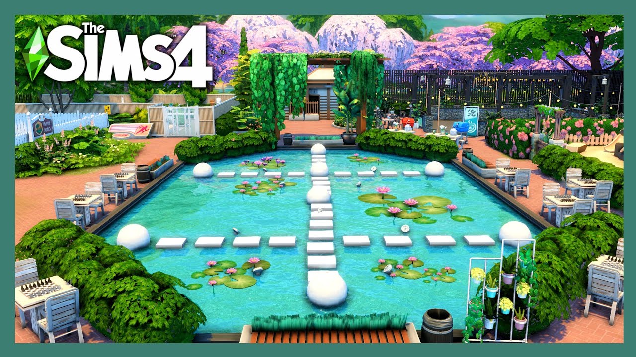 WILLOW CREEK PARK ⛲️🌳 | The Sims 4 Speedbuild