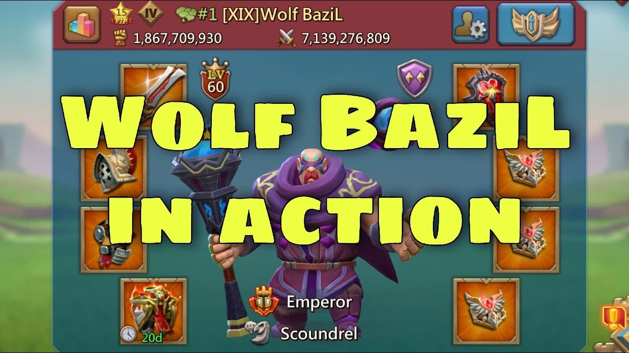 Lords Mobile - Piloting Wolf BaziL on feudal rally! NEVER USE RANGED PHALANX