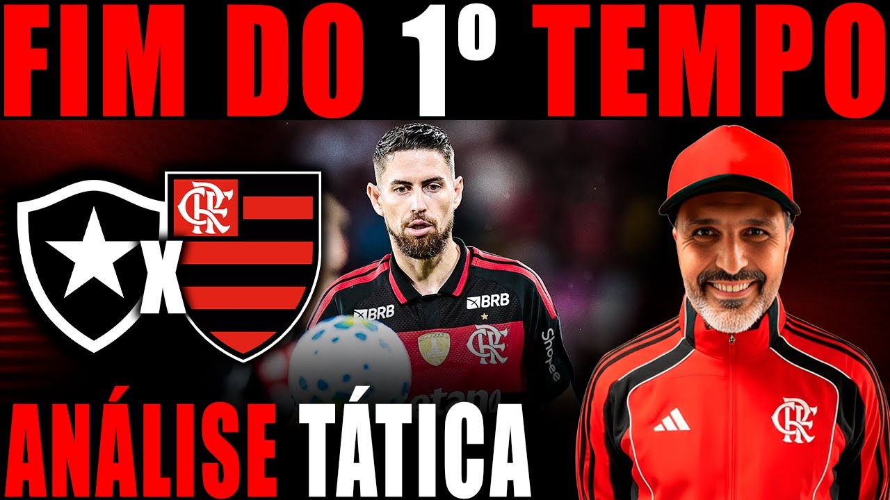 ANÁLISE DO INTERVALO BOTAFOGO 0X2 FLAMENGO AO VIVO! CAMPEONATO BRASILEIRO 2026!