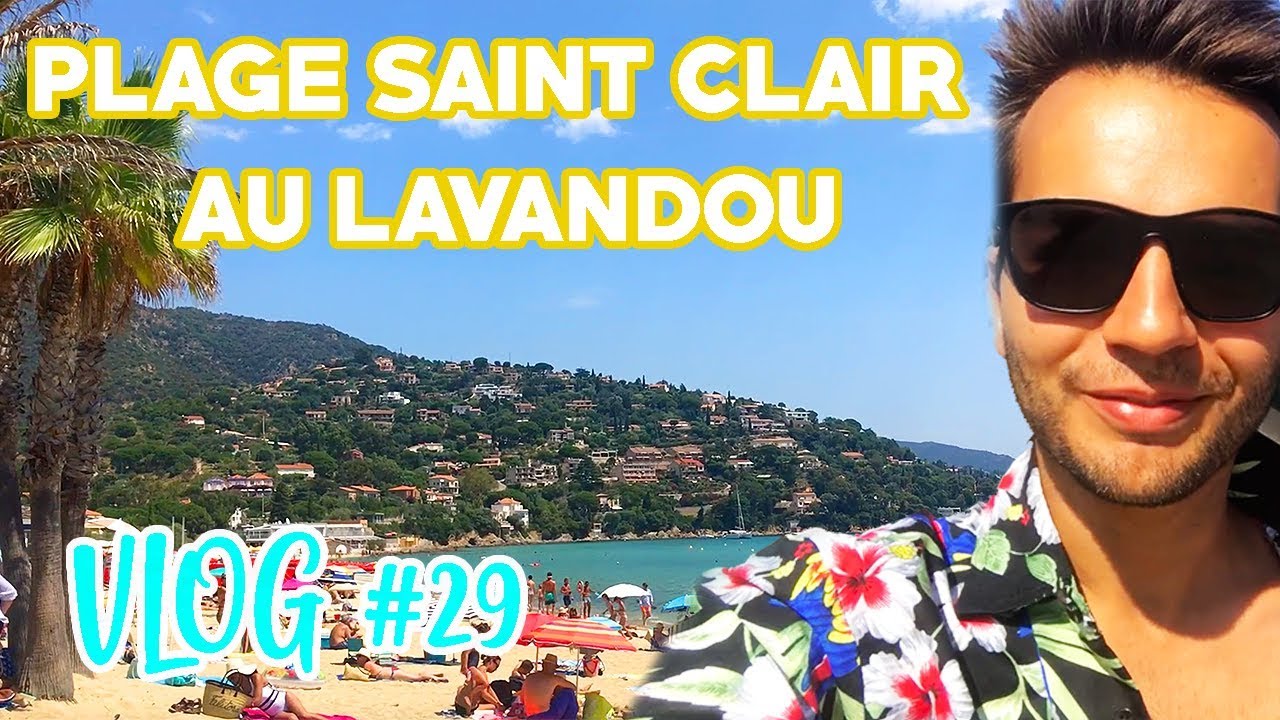 PLAGE SAINT CLAIR AU LAVANDOU -VLOG #29
