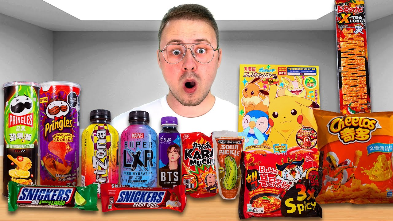 Zjedliśmy SŁODYCZE Z ZAGRANICY, KTÓRYCH NIE MA W POLSCE!