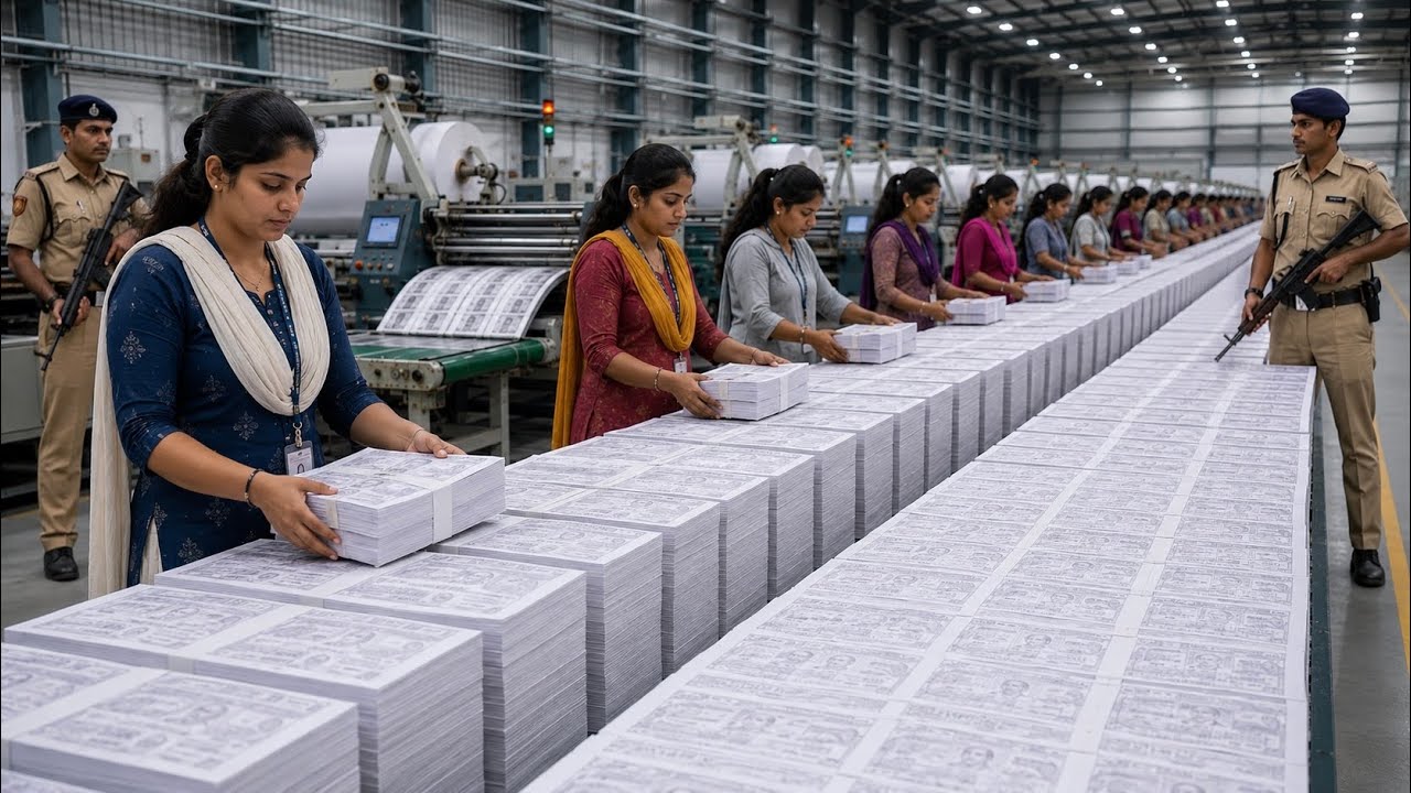 How High Security Money Paper Is Made Without Human Touch For Purity