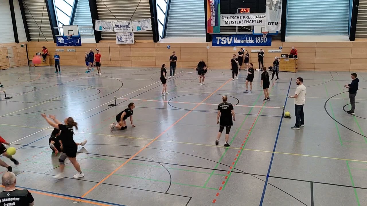 Deutsche Prellball Meisterschaft 2025 in Berlin - Frauen - TV Grohn VS TV F.A. Altenbochum