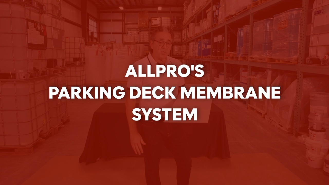 ALLPRO Epoxy Flooring Lineup:  Parking Deck Membrane System