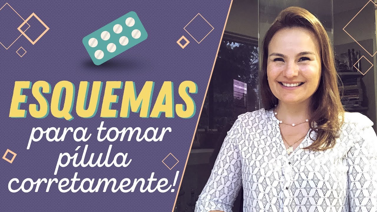Aprenda os esquemas e como tomar a pílula corretamente.