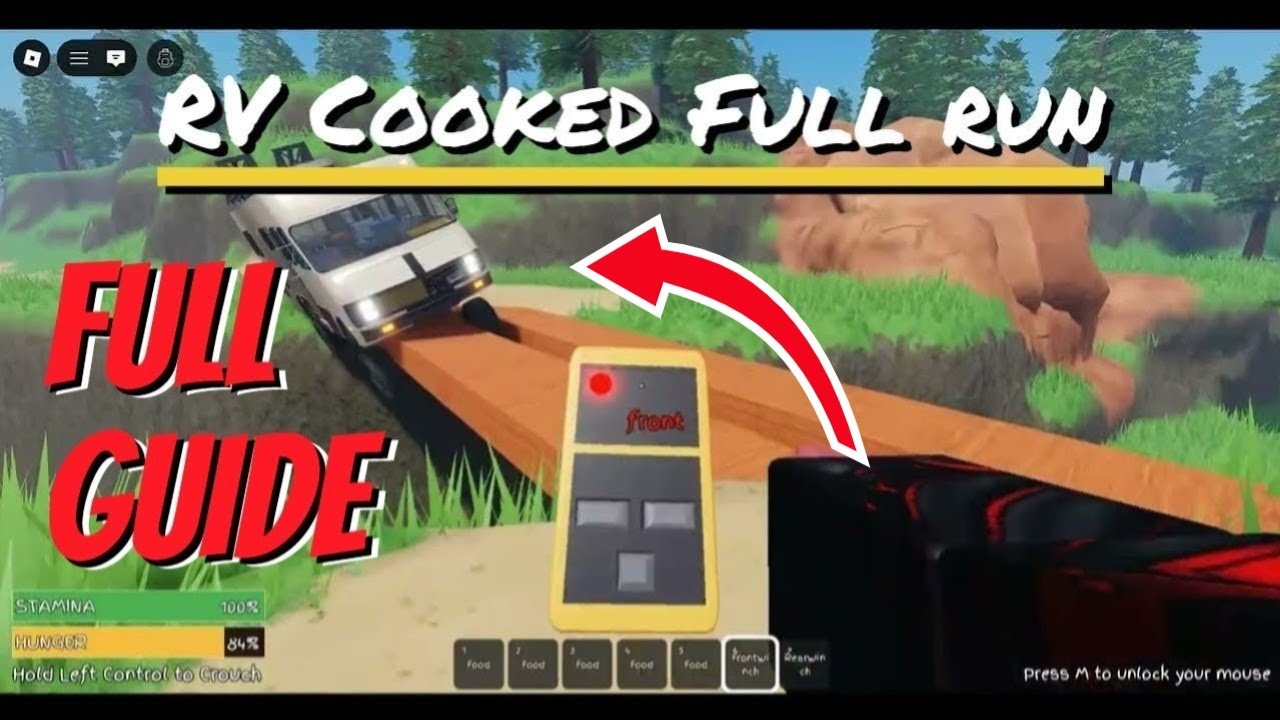 🔥Playing Roblox RV Cooked! Full walkthrough Checkpoint 1? It's a fun game🌟 | Part 1