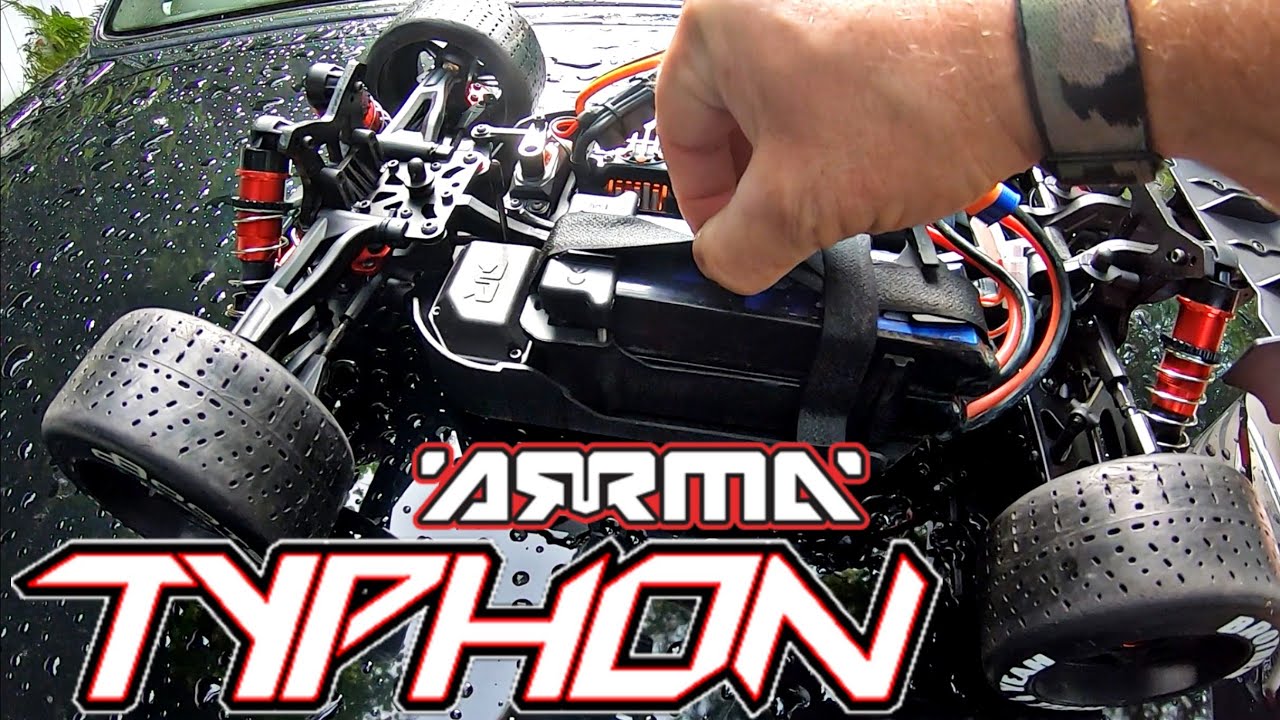 Arrma Typhon 6s FIRST RIP on 53/107 Dboots HOONS with OTB gearing