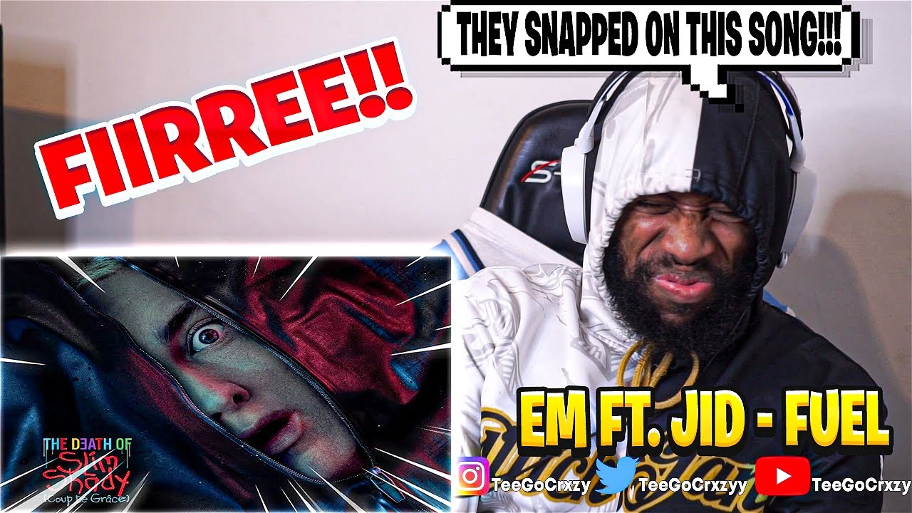 THIS TRACK TOO FIYAH!!!! Eminem - Fuel (feat. JID) [Official Audio] (REACTION)