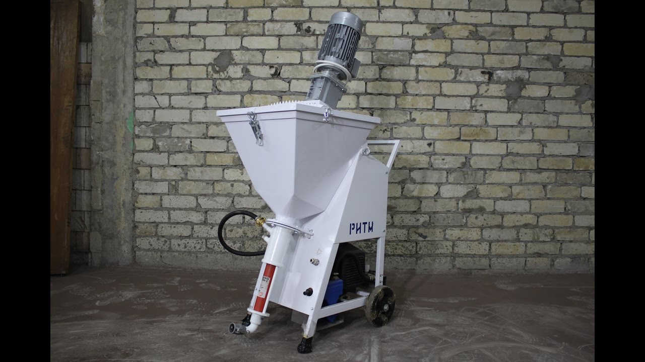 Штукатурная станция РИТМ (запуск, сборка, обзор)