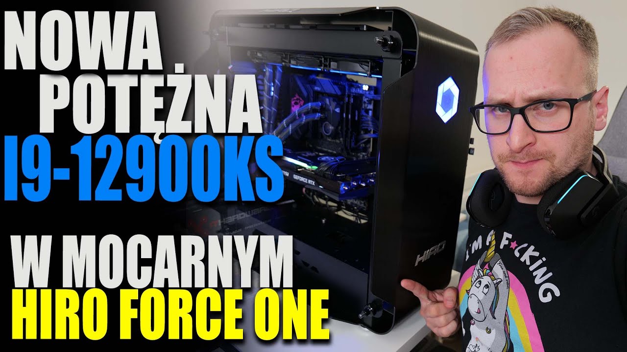Nowy NAJMOCNIEJSZY procesor do grania Intel I9-12900KS w potężnym Hiro Force ONE!