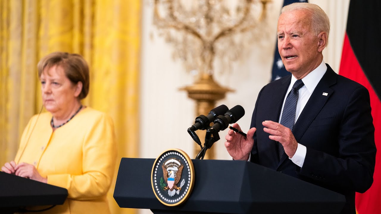 Biden, Merkel hold joint news conference - 7/15 (FULL LIVE STREAM)
