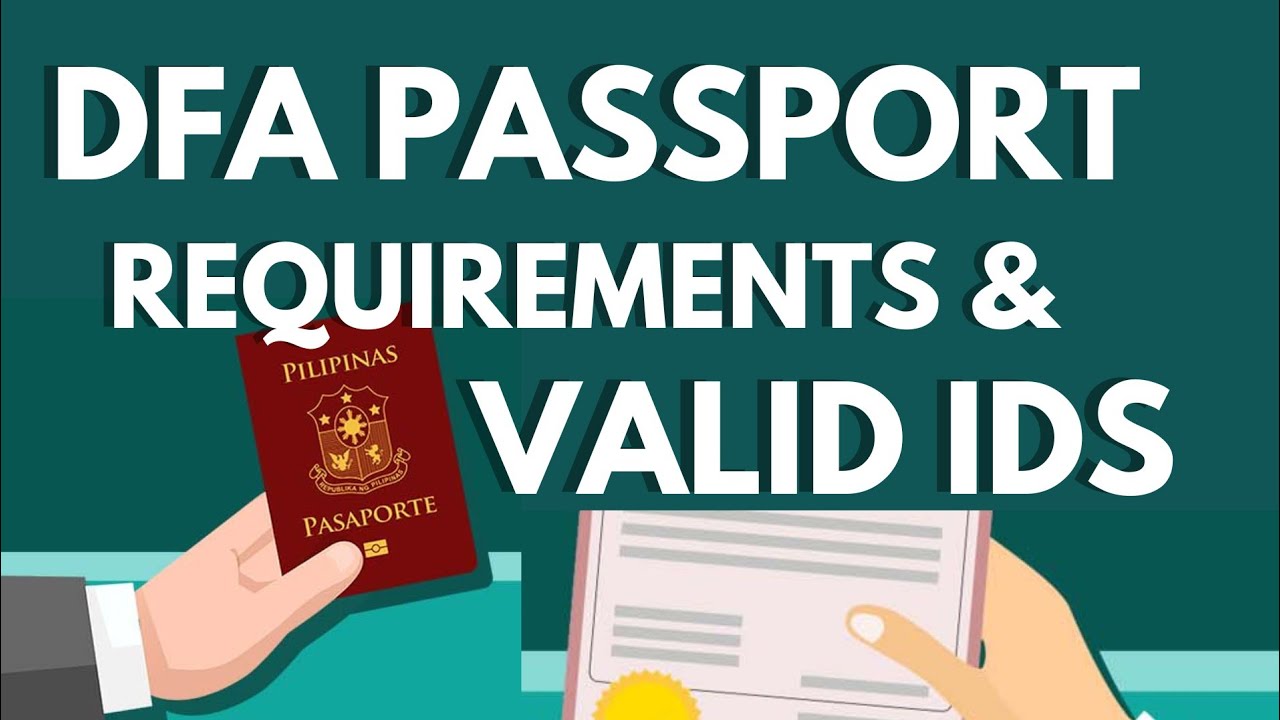 LIST OF VALID ID FOR PASSPORT APPLICATION 2024 #philsys #dfa #passport