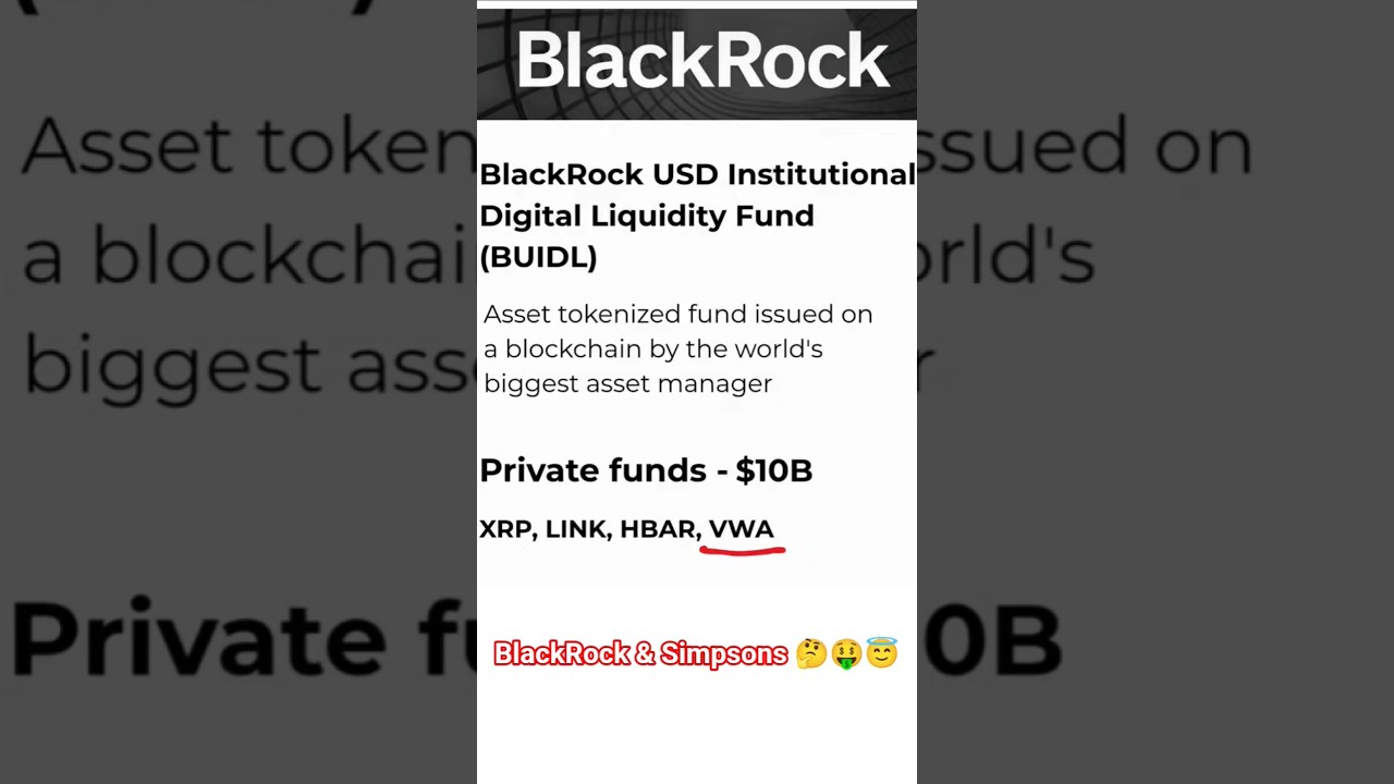 🤑😇blackrock & simpsons on VWA??? #viral #trending #Simpsonsprediction #blackrock #cryptocurrency