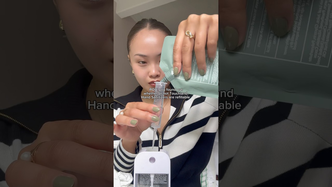 Пополнение запасов антисептика для рук @Touchland #handsanitizer #touchland #refill #sanitizer #d...