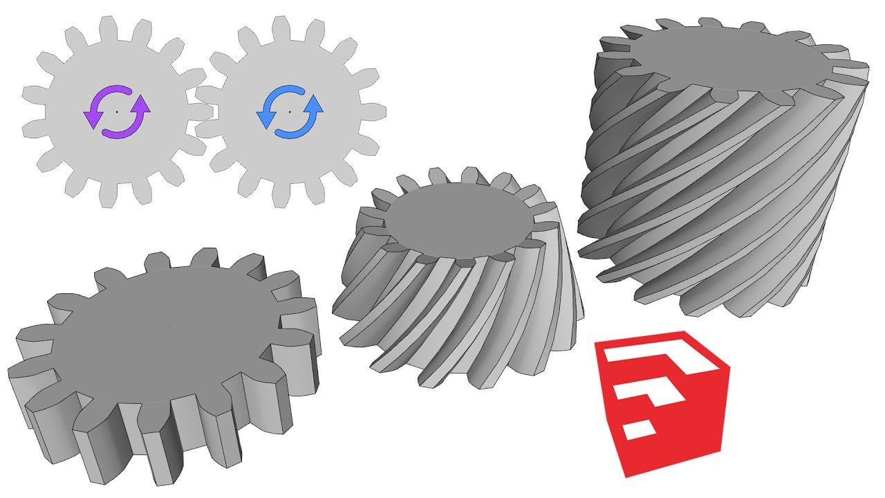Plugin For Gears In SketchUp