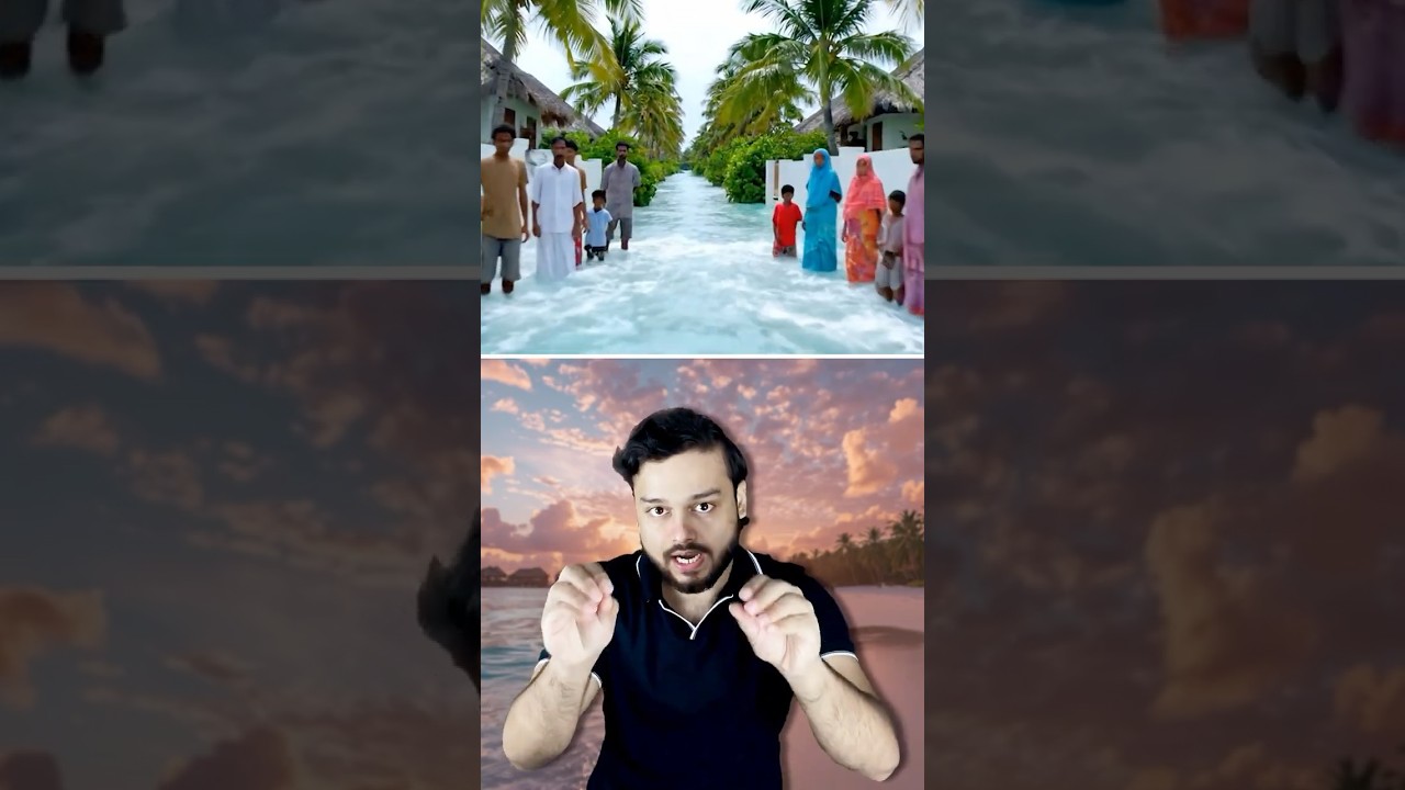 India&rsquo;s Neighbour MALDIVES Is SINKING Into the Ocean! #shorts