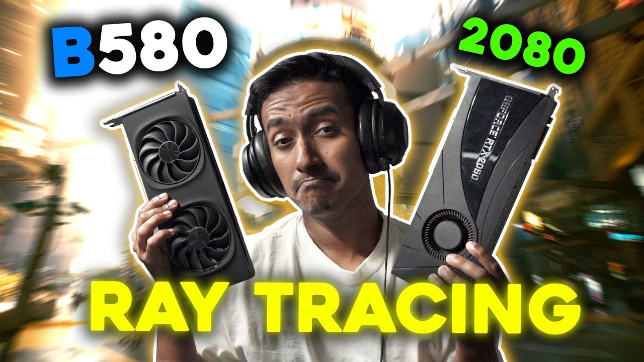B580 превосходит RTX 2080 в трассировке лучей?