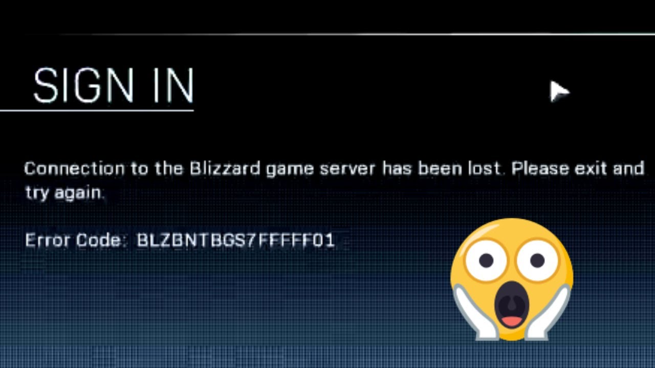 Call of Duty : Warzone - Blizzard Agent went to sleep. Attempting to wake it up...