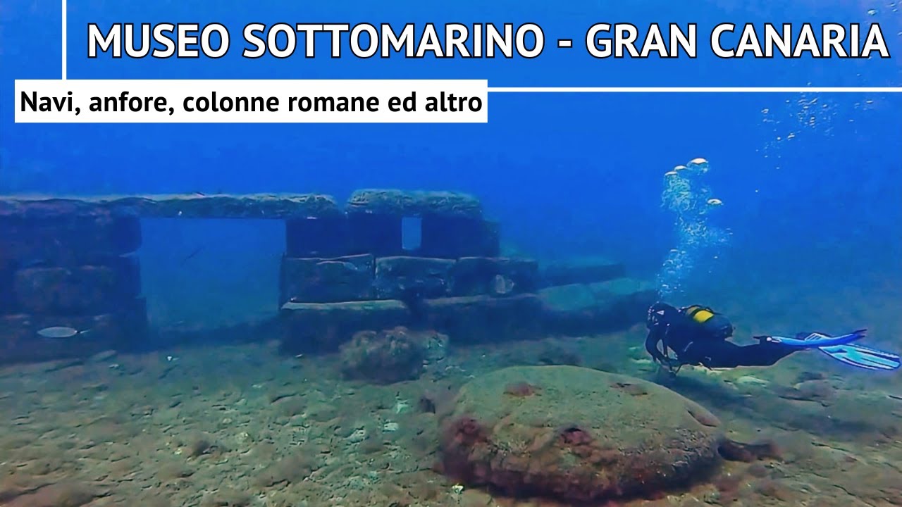 MUSEO SOTTOMARINO (NAVI, ANFORE, COLONNE ROMANE) - Atlantis Park - Immersioni a Gran Canaria pt. 3