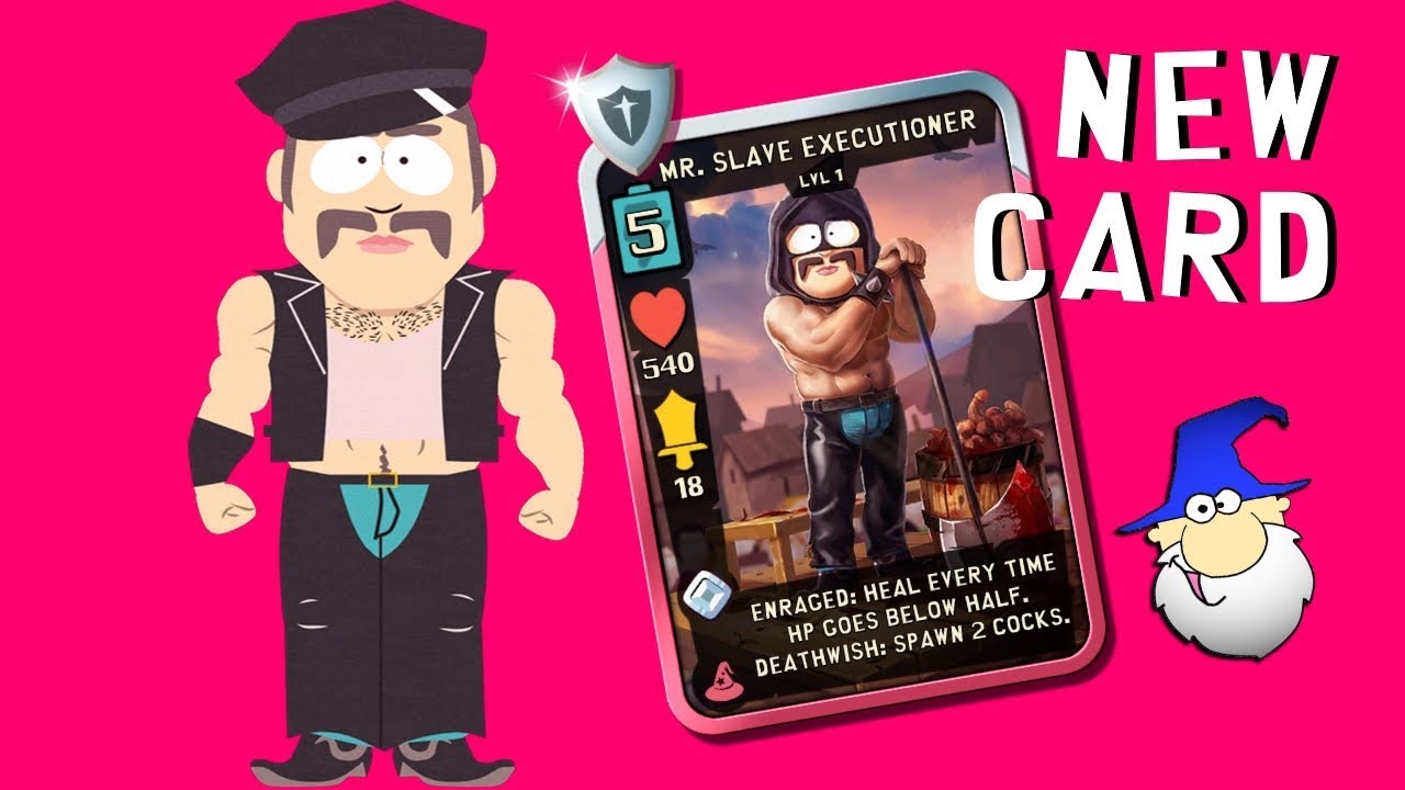 NEW CARD - Mr. Slave - Gameplay and New Decks -  South Park Phone Destroyer