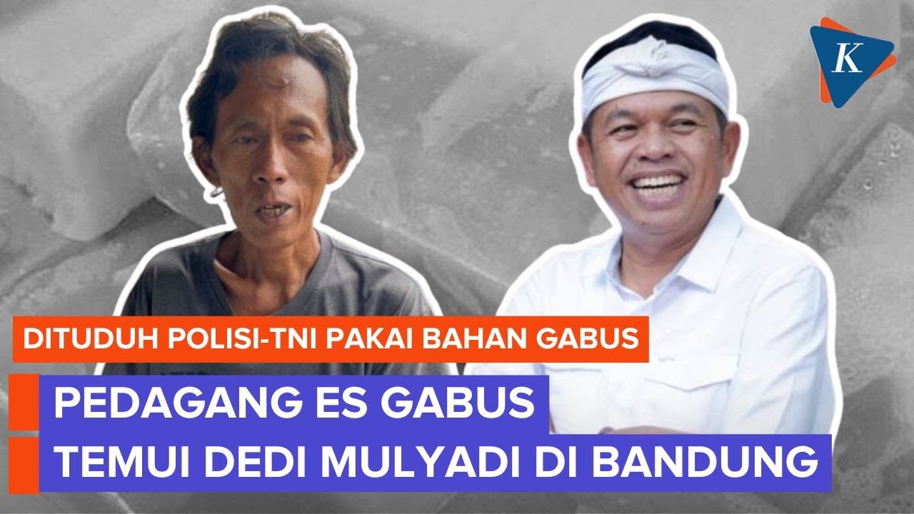 Pedagang Es Gabus Diundang Dedi Mulyadi ke Bandung Usai Dituduh Aparat Pakai Spons