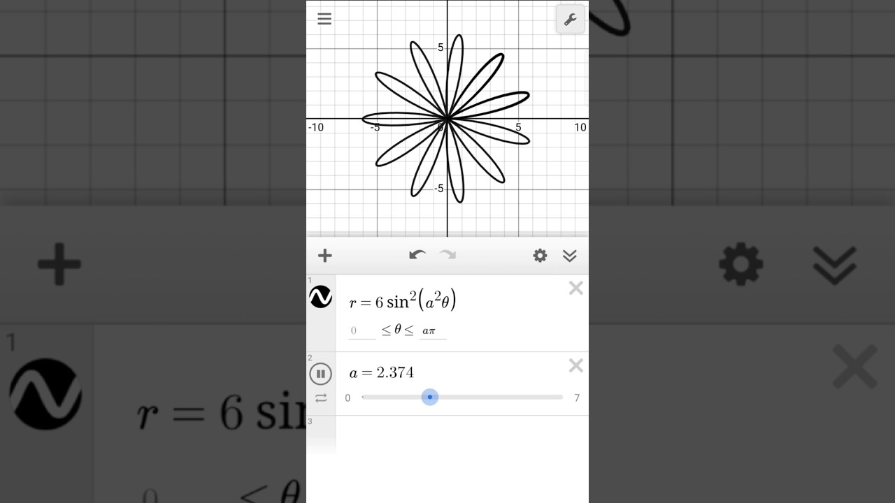 flower equation|| desmos graphing calculator #math#desmos#mathematics#animation#mathanimation#graph
