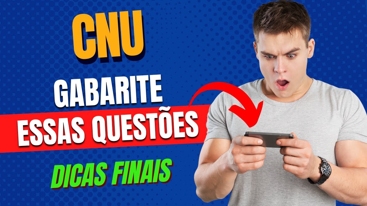 CNU - NOÇÕES DE DIREITO - DICAS DE VÉSPERA ATRAVÉS DE QUESTÕES