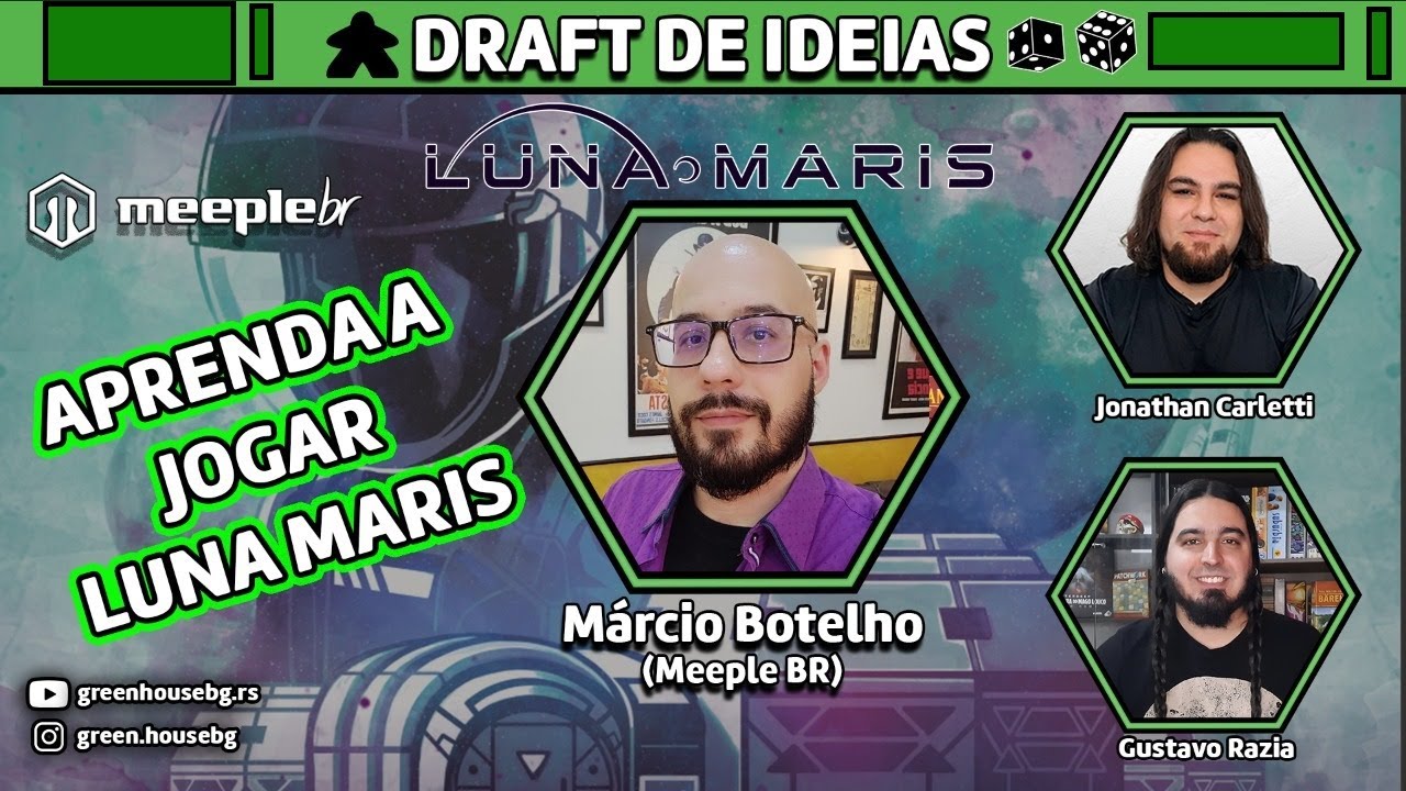 CORTES DRAFT | Aprenda a jogar LUNA MARIS com Márcio Botelho (Meeple BR)