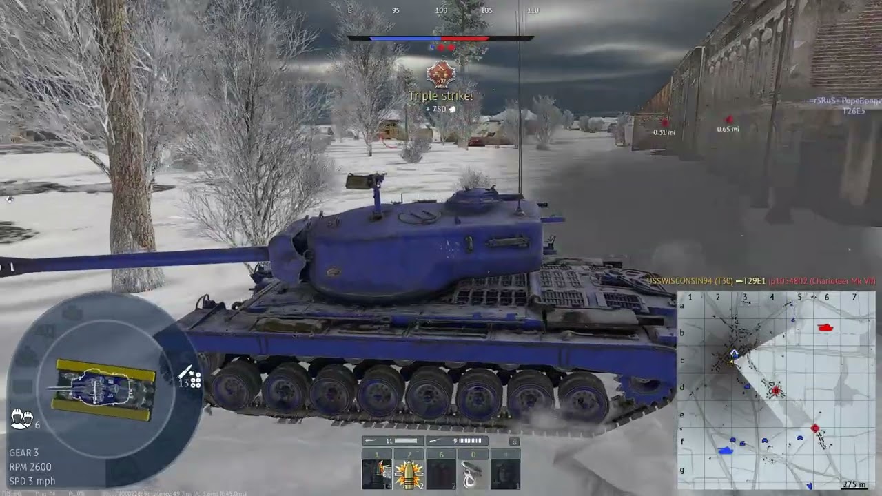 Most Insane Game I've Ever Had! T30 Ardennes Winter RB PC Elgato HD60