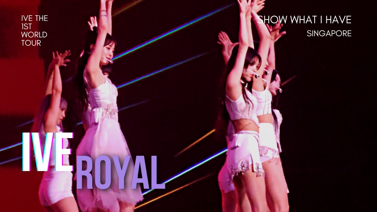 [240224] IVE 아이브 🎵 ROYAL (Rock ver.) @ SHOW WHAT I HAVE Singapore - 4K Fancam 직캠