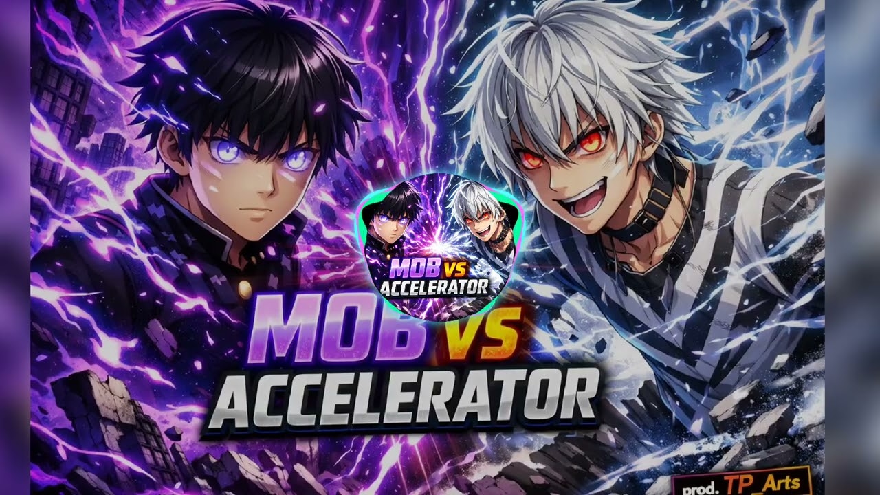 Mob 🆚 Accelerator | Emoção vs Cálculo (Rap de Anime)