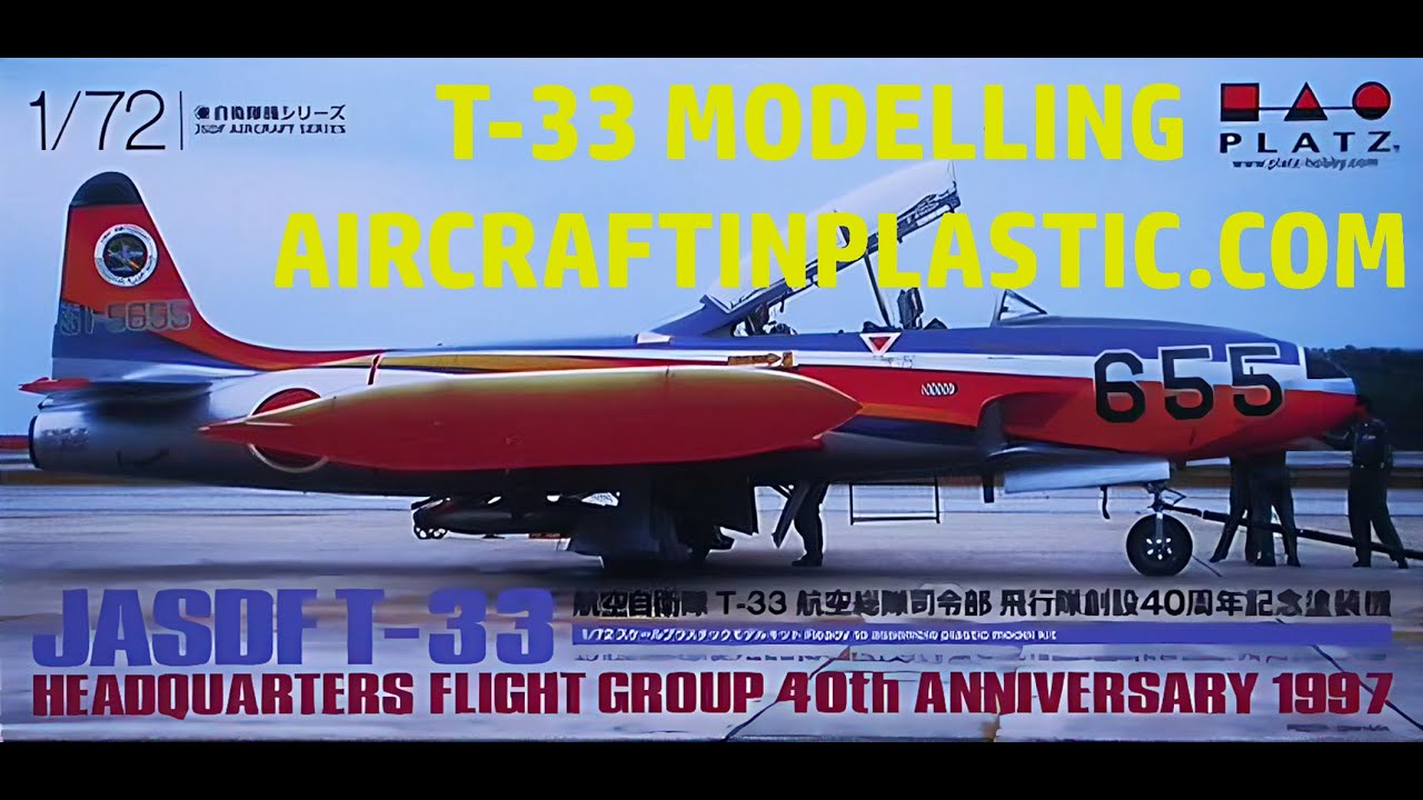 Building the 1/72 Platz Lockheed T-33 kit