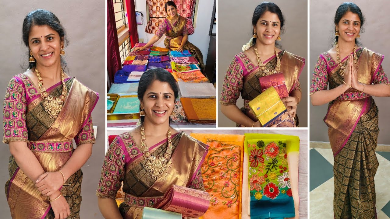 நம்ம வீட்ல அடுத்த விசேஷம் ♥️ Most Special Days || 9 Days 9 Sarees For Navrathri || 20 Sarees Haul