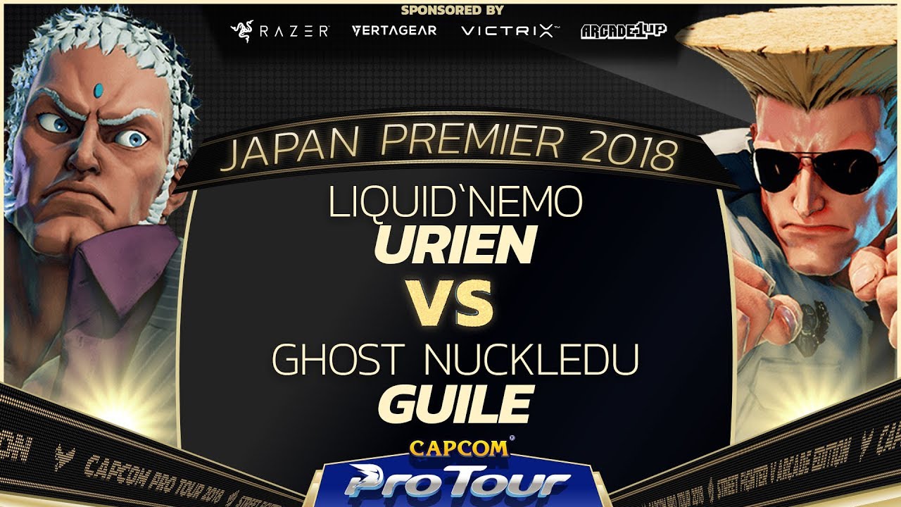 Liquid`Nemo (Urien) vs Ghost NuckleDu (Guile) - Japan Premier Top 8 - CPT 2018