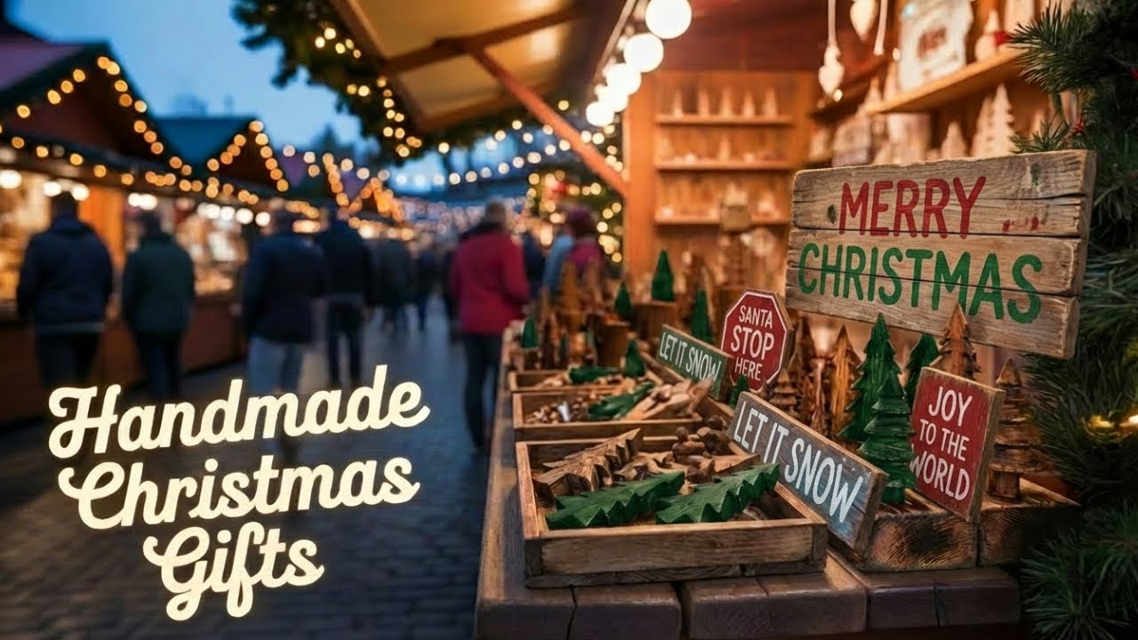 Продажа изделий ручной работы из дерева на фермерском рынке Rise and Shine Hill Farms Market.