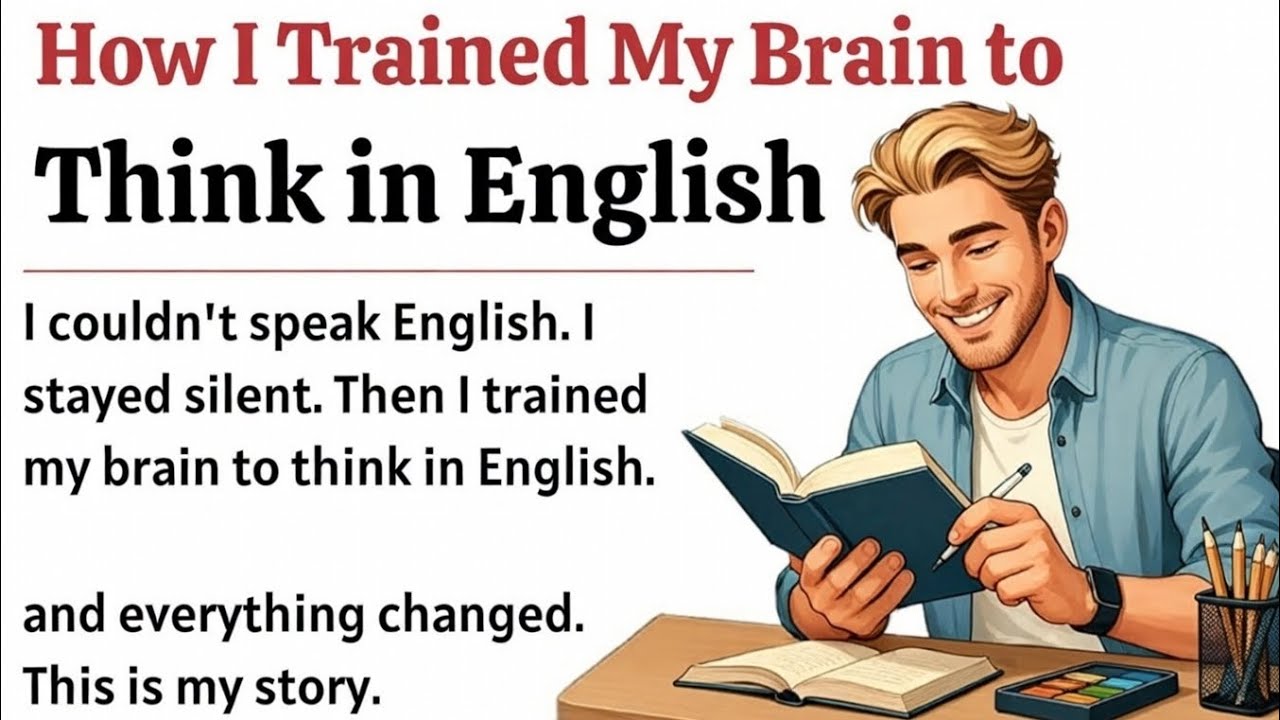 How I Trained My Brain to Think in English || My Powerful Story 🔥 || Learn English Through Story...
