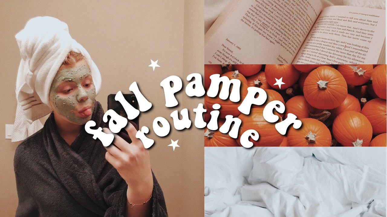 FALL PAMPER NIGHT ROUTINE 2018 | + skincare routine !!